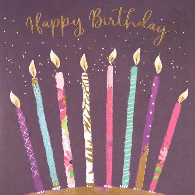 Candles Birthday Card