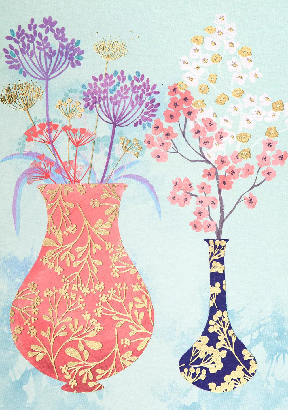 Pretty Vase Greeting Card