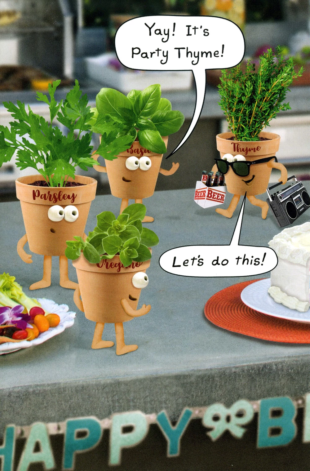 Party Thyme Birthday Card