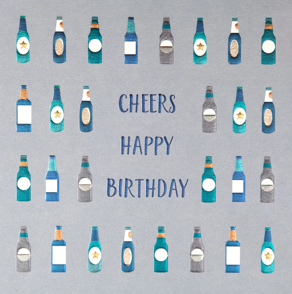 Beers Cheers Birthday Card