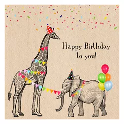 Party Animal Birthday Card