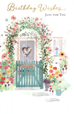 Welcome Wishes Birthday Card