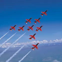 Red Arrows Greeting Card