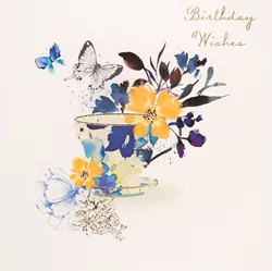 Cup of Tea Birthday Card