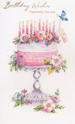 Cake Stand Birthday Card