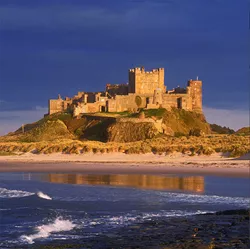Bamburgh Castle Greeting Card