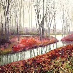 Misty Morning Greeting Card