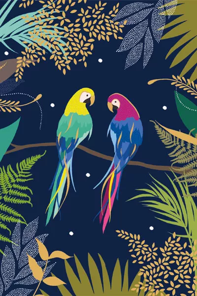 Parrots Luxury Notecard Pack (10)