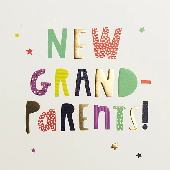 Grandparents New Baby Card