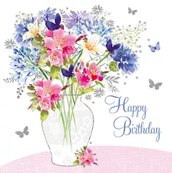 Beautiful Bouquet Birthday Card
