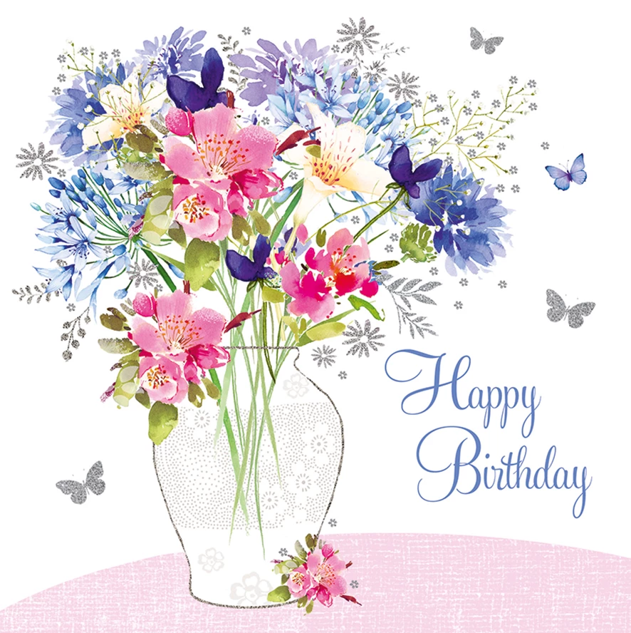 Beautiful Bouquet Birthday Card