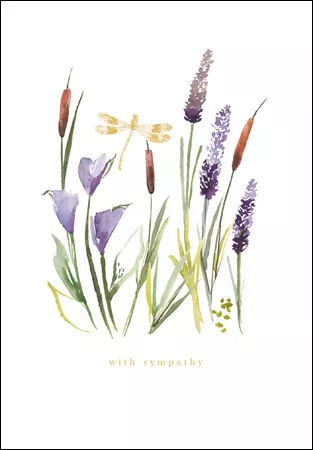 Dragonfly Sympathy Card