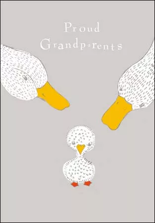 Duckling New Grandparents Card