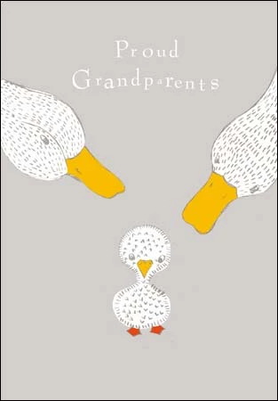 Duckling New Grandparents Card
