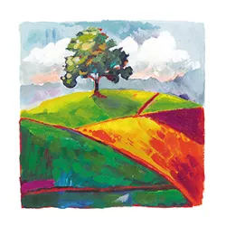 Rainbow Hill Greeting Card