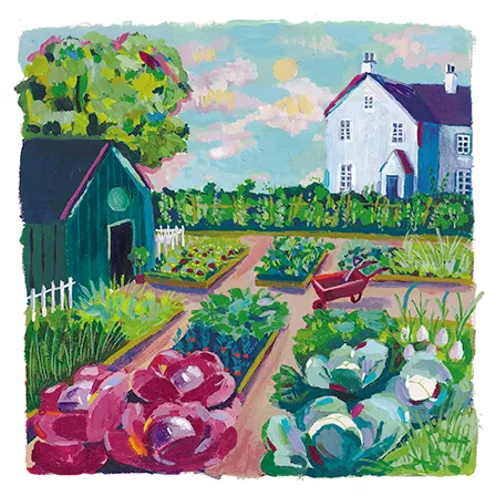 Green Fingers Greeting Card