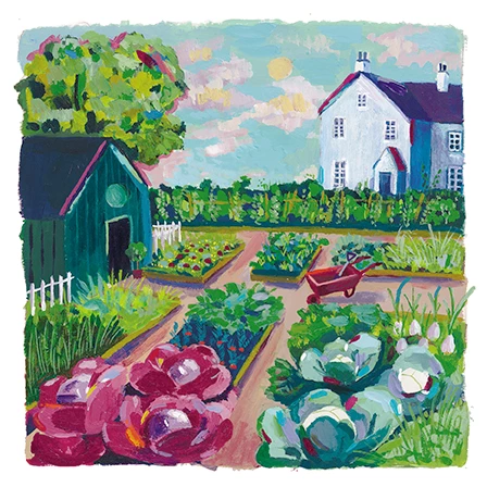Green Fingers Greeting Card