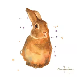 Benji Bunny Greeting Card
