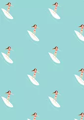 Surfer Wrapping Paper