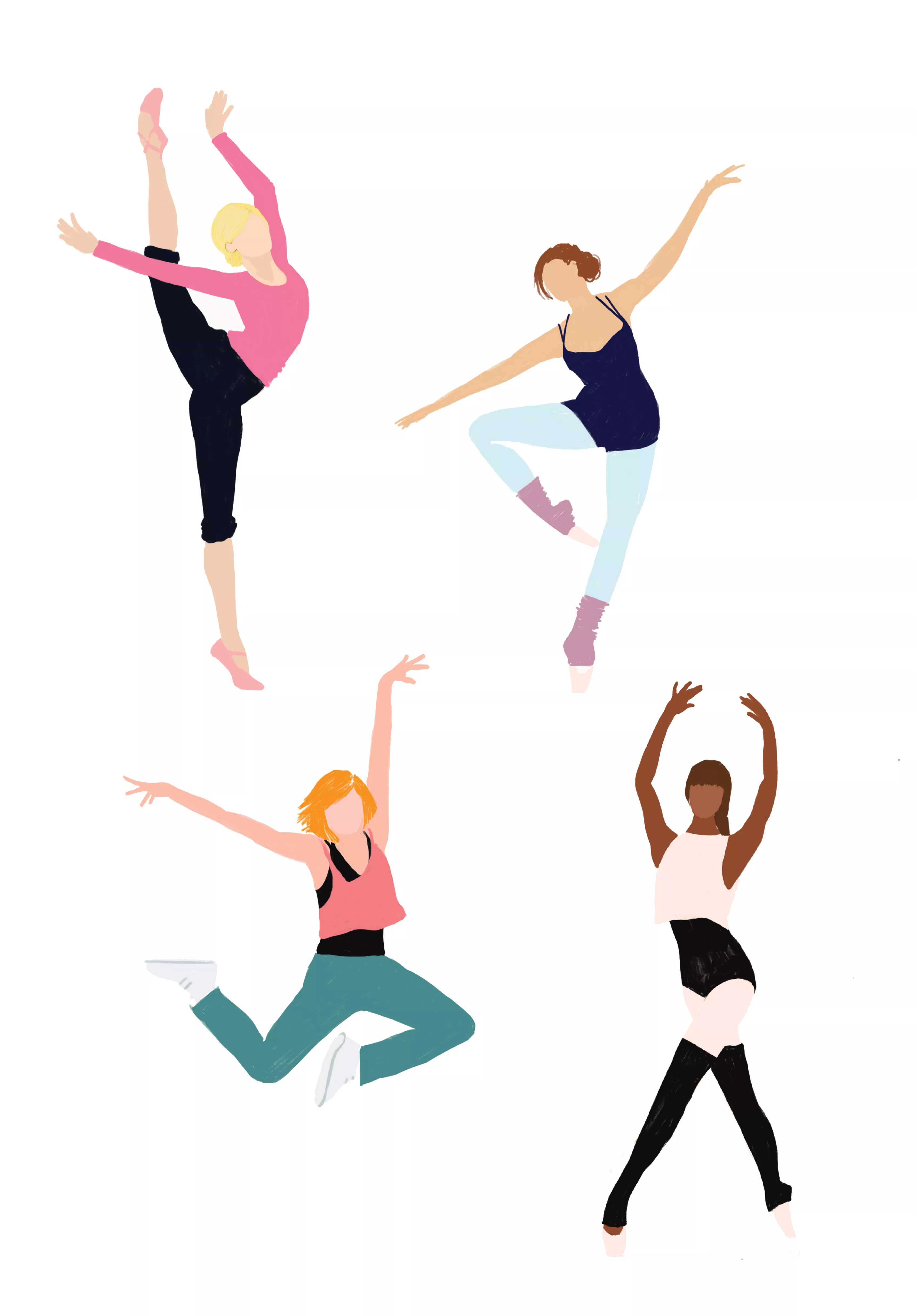 Dancers Notecard Pack (8)
