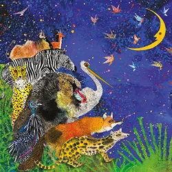 Shooting for the Moon Greeting Card