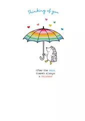 Always a Rainbow Thinking of you Card