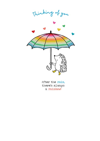 Always a Rainbow Thinking of you Card