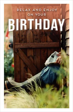 Garden Shed Birthday Card