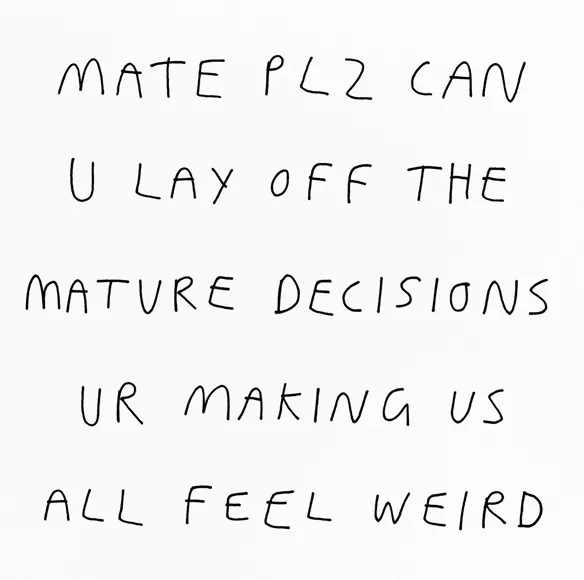 Mate Plz Greeting Card