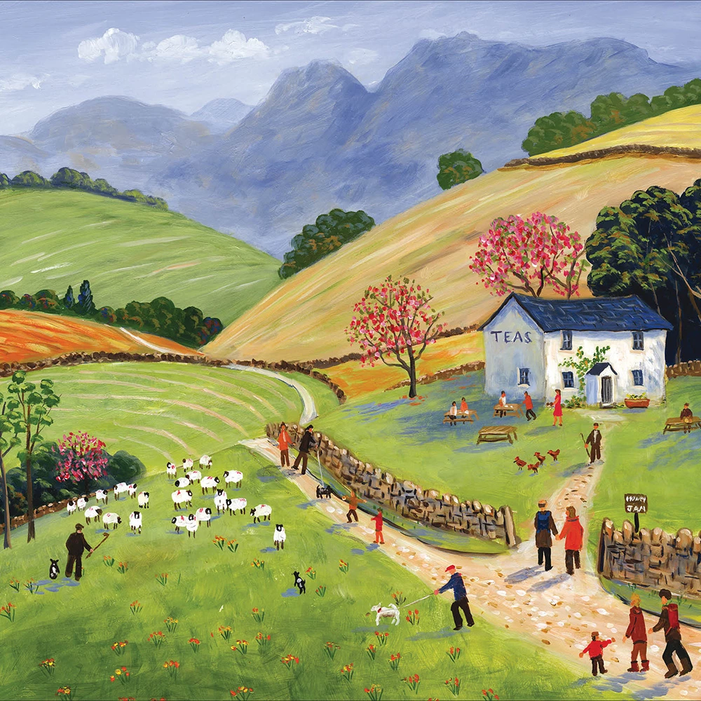 Afternoon Walk Greeting Card