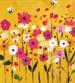 Bright Blooms Greeting Card