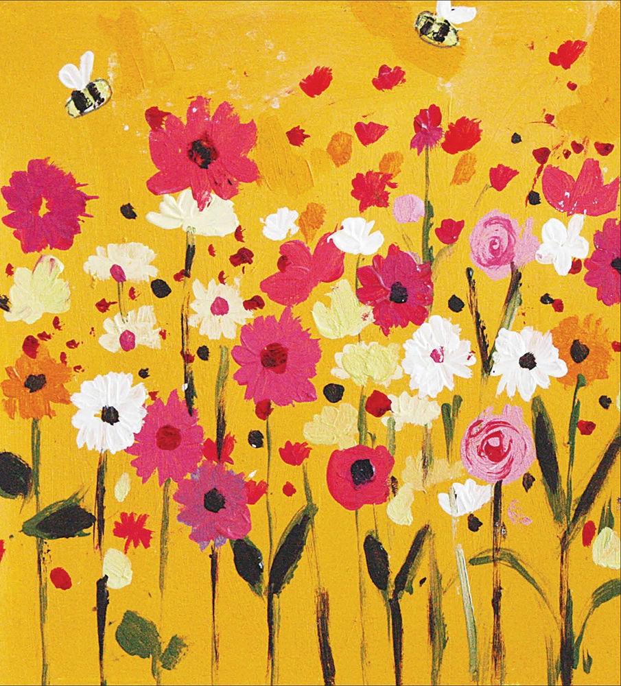 Bright Blooms Greeting Card