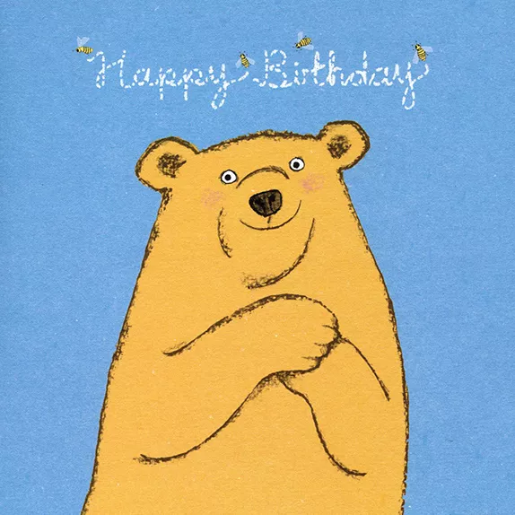 Honey Bear Birthday Card