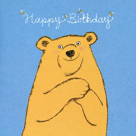 Honey Bear Birthday Card