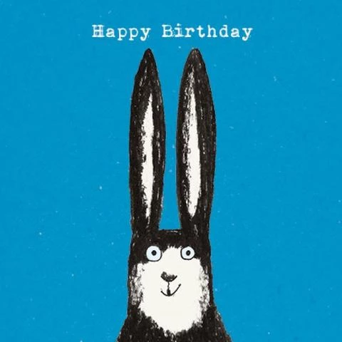Bunny Birthday Card
