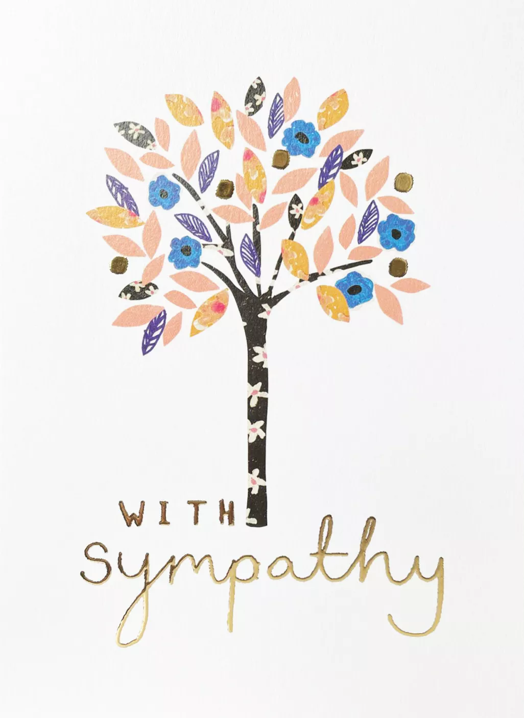 Floral Tree Sympathy Card