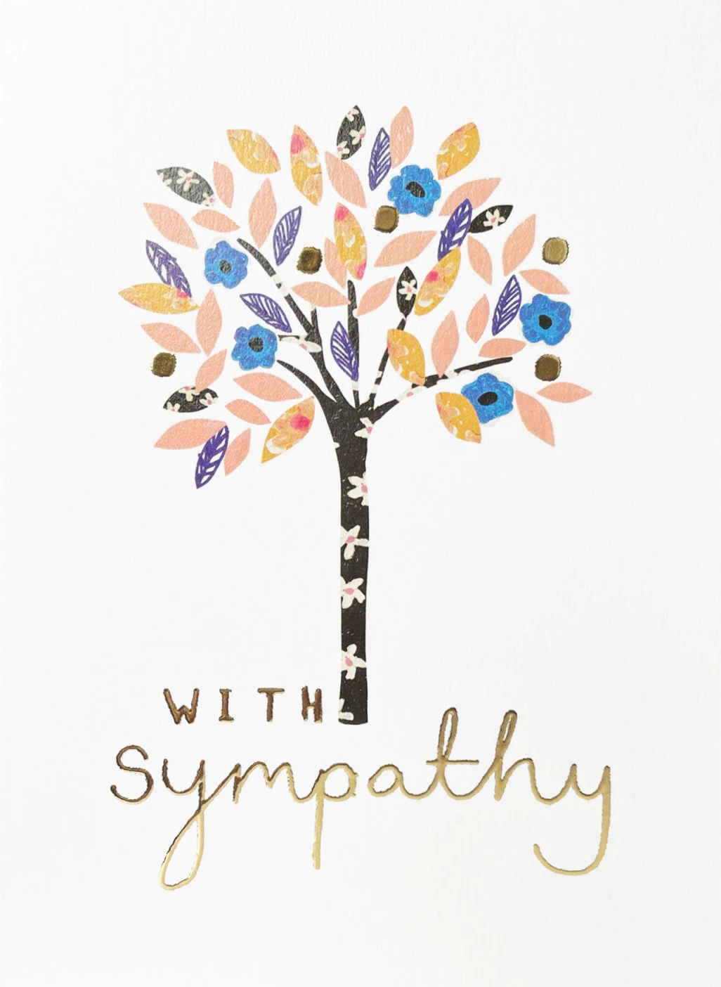 Floral Tree Sympathy Card