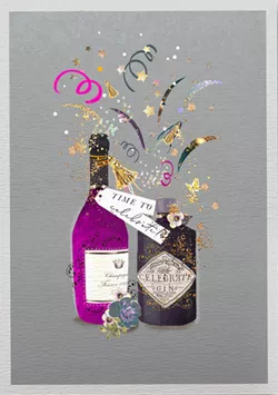 Gin Time Birthday Card