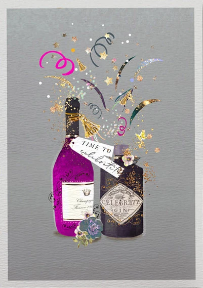Gin Time Birthday Card