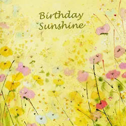 Sunshine Birthday Card