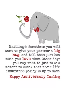 Life Insurance Anniversary Card