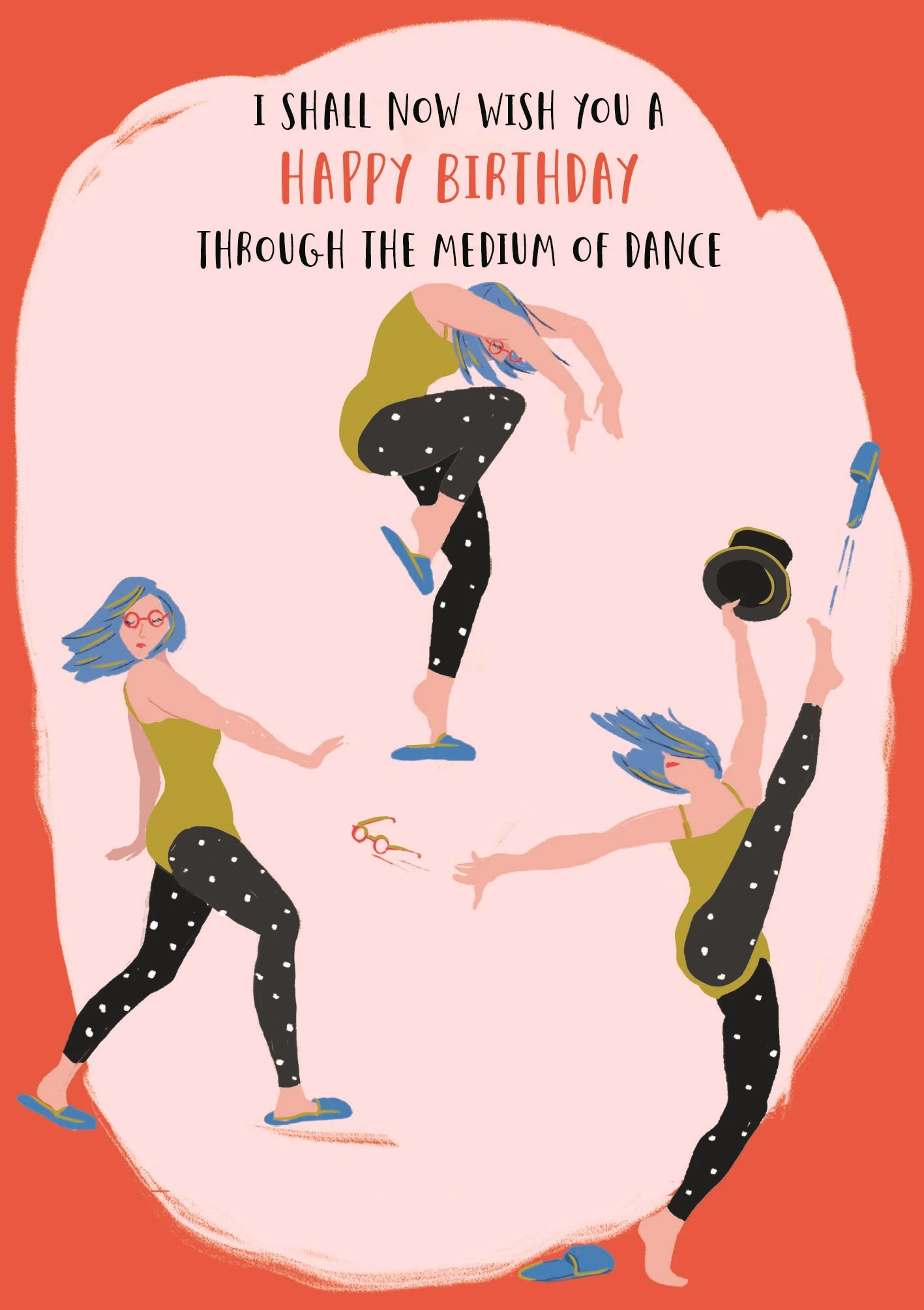 Medium of Dance Birthday Card