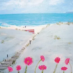 Pink Daisies Greeting Card