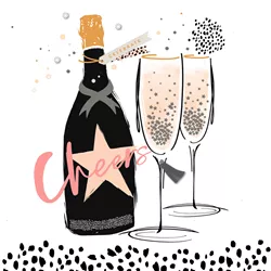 Cheers Birthday Card