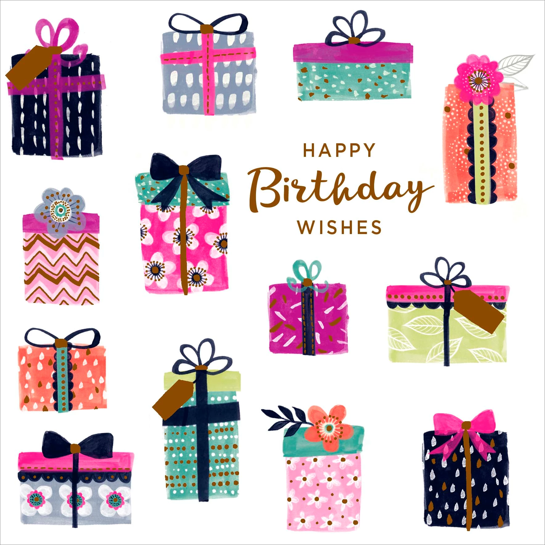 Presents Birthday Card