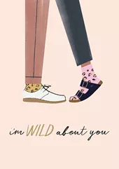 I'm Wild About You Valentine's Day Card
