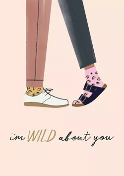 I'm Wild About You Valentine's Day Card