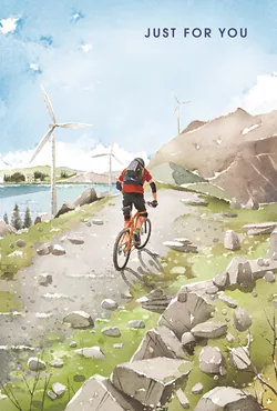 Cycling Birthday Card