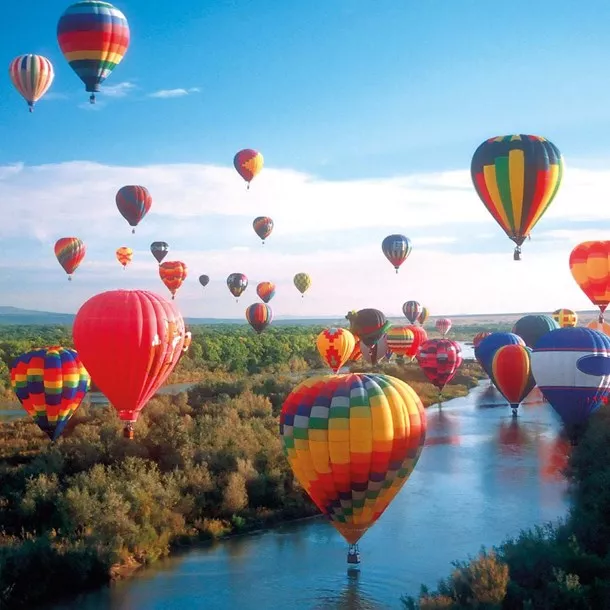 Hot Air Balloons Mini Notecard Pack (5)
