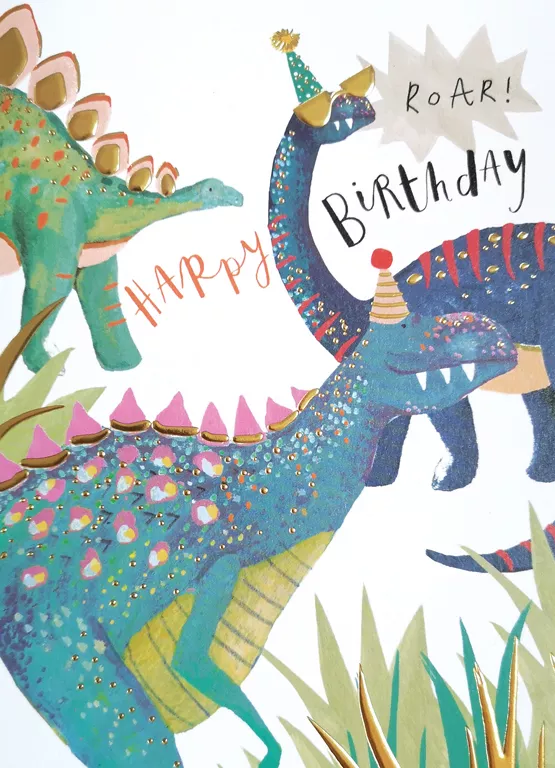 Dinosaurs Birthday Card